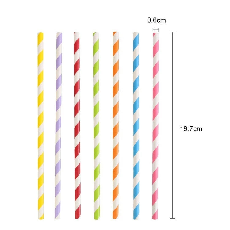 Individually Wrapped Party Paper Straw